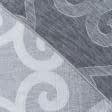 Ткани гардинные ткани - Тюль  с утяжелителем прага жаккард деграде /praga  /серый
