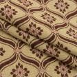 Тканини для декоративних подушок - Гобелен бристоль св.беж,бордо