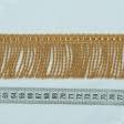 Ткани фурнитура для декора - Бахрома солар спираль яркое золото