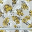 Ткани портьерные ткани - Декоративная ткань селва мелкий лист/selva  золото
