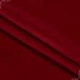 Тканини horeca - Велюр з вогнетривким просоченням асколі червоний  сток