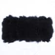 Ткани натуральный мех - Мех ламы натуральный  110*55см черный
