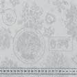 Тканини для декоративних подушок - Жакард  новорічний люрекс картинки срібло