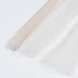 Тканини для суконь - Шовк-органза щільний світло-пісочний
