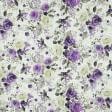 Тканини портьєрні тканини - Декоративна тканина троянди фіолет