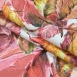 Тканини портьєрні тканини - Декоративна тканина листя теракот