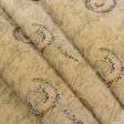 Тканини для декоративних подушок - Гобелен спіраль бежевий