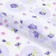 Тканини для сорочок і піжам - Ситець 67-ткч фіолетовий
