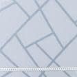 Тканини для тюлі - Тюль лайт-органза з обважнювачем  Ділар / синьо-сірий