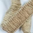 Тканини фурнітура для декора - Бахрома імеджен органза петля беж
