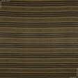 Тканини для декоративних подушок - Декор-гобелен смуга старе золото,коричневий