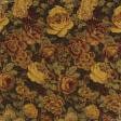 Тканини для декоративних подушок - Гобелен троянди пилігрим /жовтий