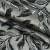 Декоративная ткань роял листья /royal фон мокрый песок. серо-черный