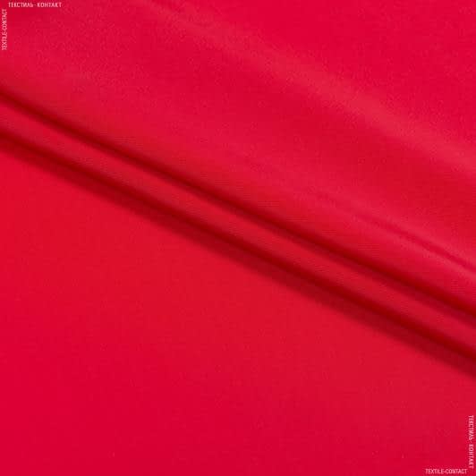 Ткани атлас/сатин - Атлас матовый плотный стрейч красный
