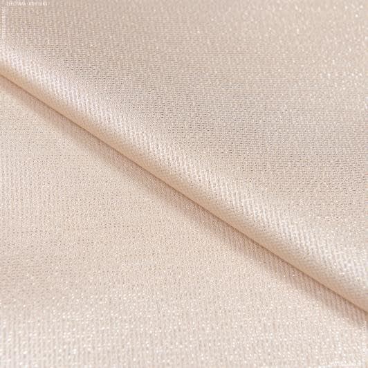 Ткани для одежды - Парча плотная пунктир золотая
