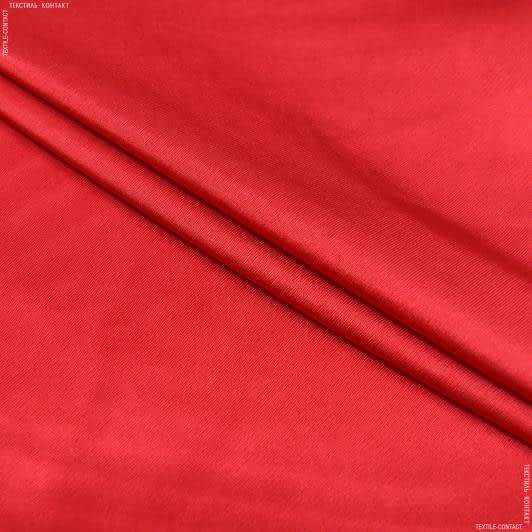 Тканини для спідниць - Платтяний атлас Платон червоний