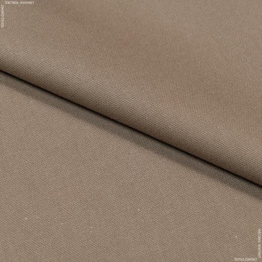 Ткани для столового белья - Полупанама ТКЧ гладкокрашеная жолудь