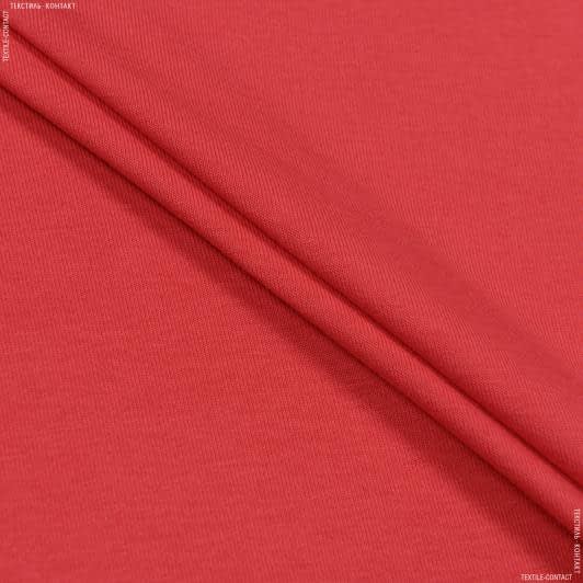 Ткани для спортивной одежды - Кулир стрейч красный