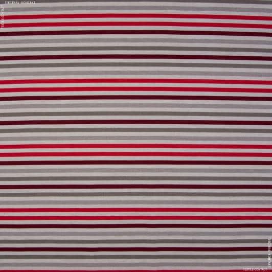 Тканини для штор - Декоративна тканина Жаклін смуга вузька бордова