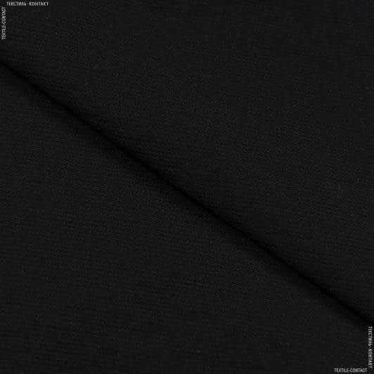 Тканини для хусток та бандан - Платтяна Віск-5 чорний