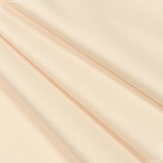 Ткани для банкетных и фуршетных юбок - Ткань для скатертей рогожка Ниле цвет крем