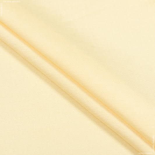 Тканини для спідниць - Костюмний напівльон світло-жовтий