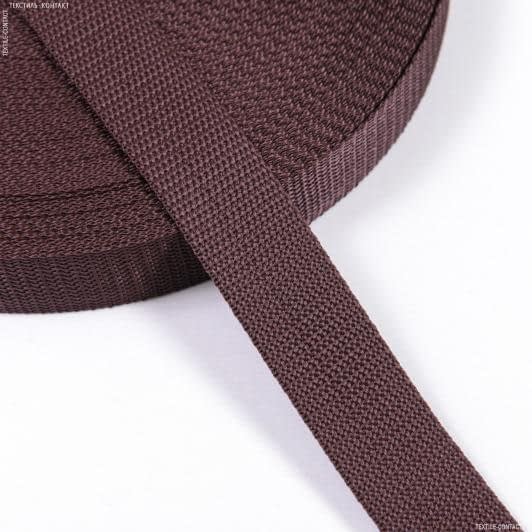 Тканини для військової форми - Тасьма / стропа ремінна стандарт 30 мм коричнева