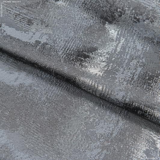 Тканини для декоративних подушок - Жакард Муді зигзаг сірий