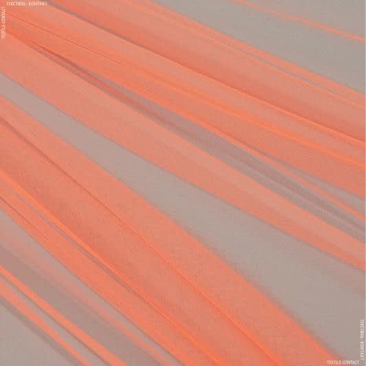 Тканини весільна тканина - Мікросітка Енжел колір ультра помаранчевий