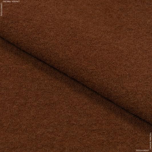 Тканини для верхнього одягу - Трикотаж букле COTTA 2TIN коричневий