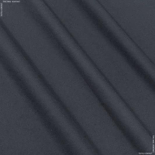 Тканини бавовна - Фланель гладкофарбована чорний