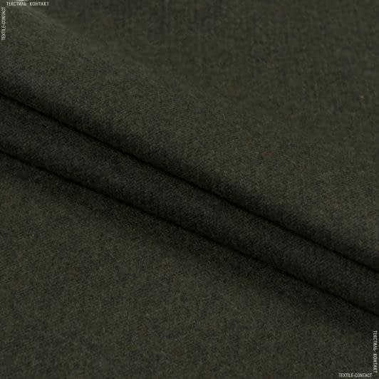 Тканини для верхнього одягу - Пальтова діагональ болотяна