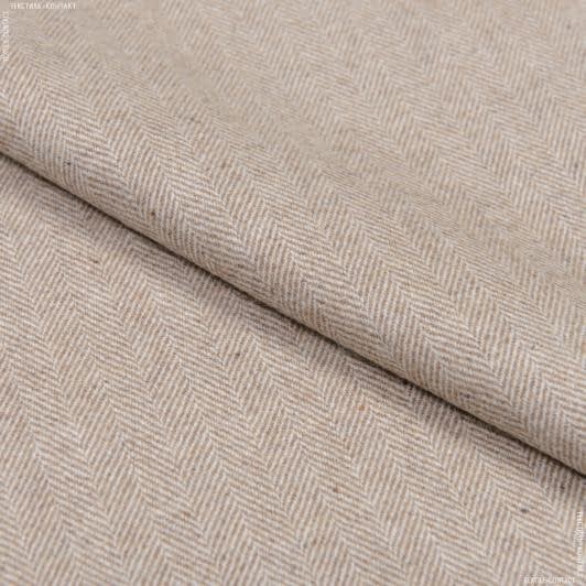 Ткани для пиджаков - Костюмная OXFORD кремовый