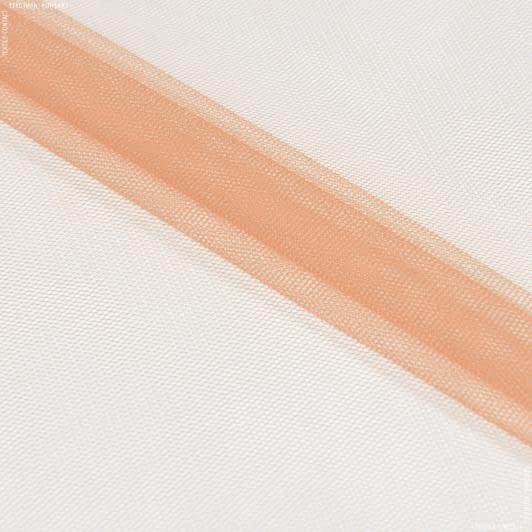 Тканини сітка - Фатин світло-теракотовий