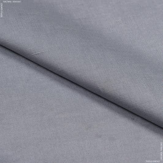 Ткани для брюк - Костюмный полулен светло-серый
