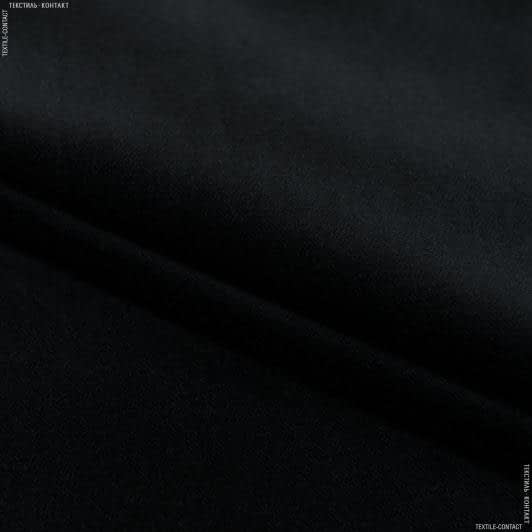 Ткани для перетяжки мебели - Велюр Новара /NOVARA черный сток