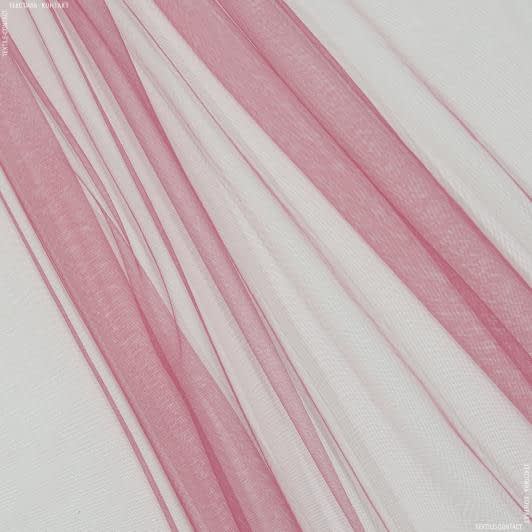 Тканини гардинні тканини - Мікросітка Енжел колір брусниця
