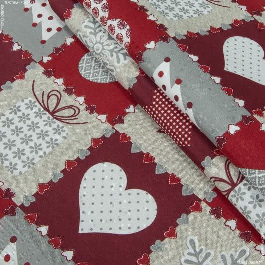Тканини для скатертин - Декоративна новорічна тканина  наталі