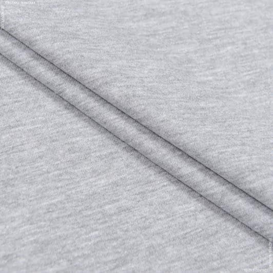 Ткани для спортивной одежды - Кулир-стрейч серый меланж