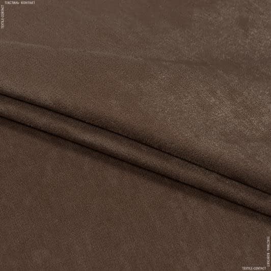 Тканини портьєрні тканини - Чін-чіла софт мармур каштан