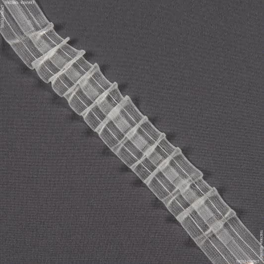 Ткани все ткани - Тесьма шторная Равномерная прозрачная КС-1:2 40мм±0.5мм/100м