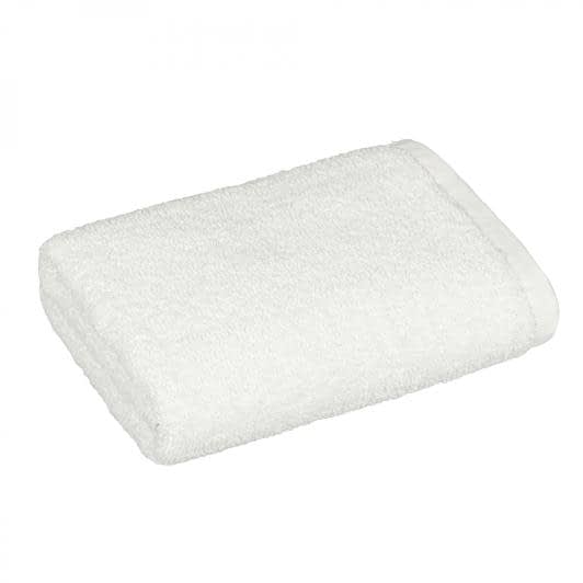 Ткани махровые полотенца - Полотенце махровое 40х70 белое