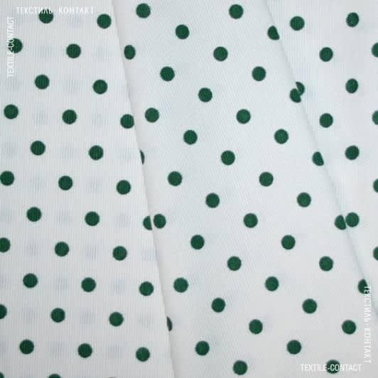 Ткани для портьер - Декоративная ткань Вари горох зеленый