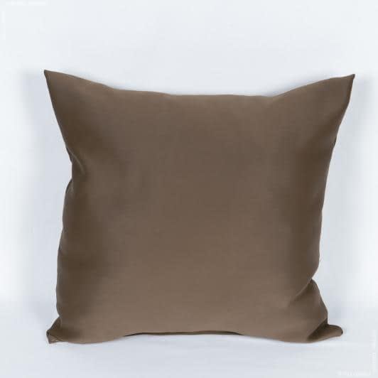Тканини подушки - Подушка блекаут колір  кава з молоком 45х45 см (138802)