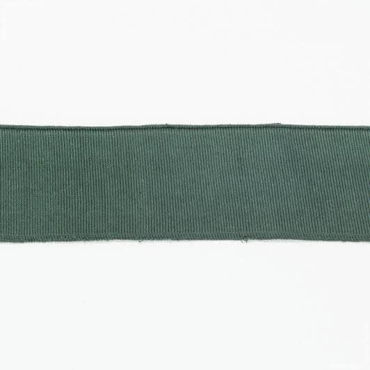 Тканини трикотаж - Комір-манжет темно-зелений