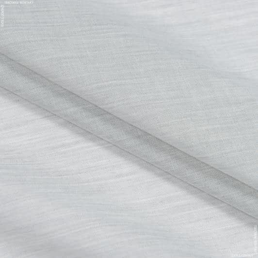Тканини гардинні тканини - Тюль батист Ексен світло-сірий з обважнювачем