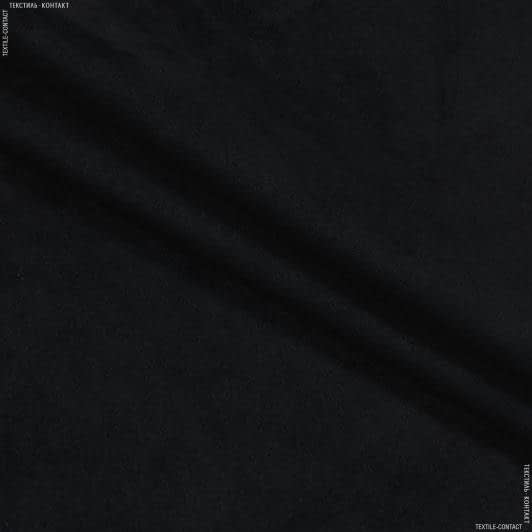 Тканини для костюмів - Замша стрейчова чорний