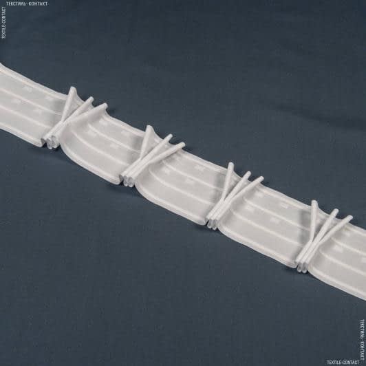 Ткани все ткани - Тесьма шторная Куриная лапка матовая КС-1:2 100мм±0.5мм/50м