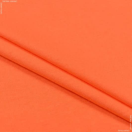 Ткани для платьев - Кулирное полотно оранжевое 100см*2