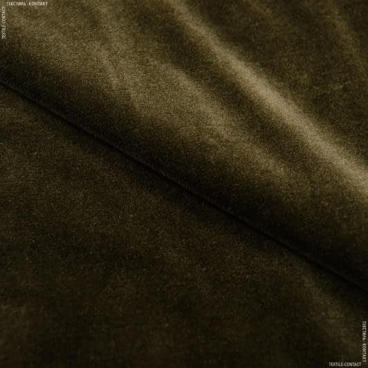 Тканини для штанів - Костюмний оксамит хакі